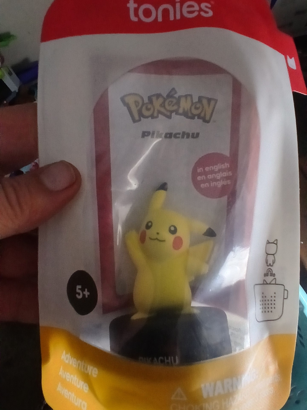 Tonies Pikachu Figure — Yellow Pokémon Collectible